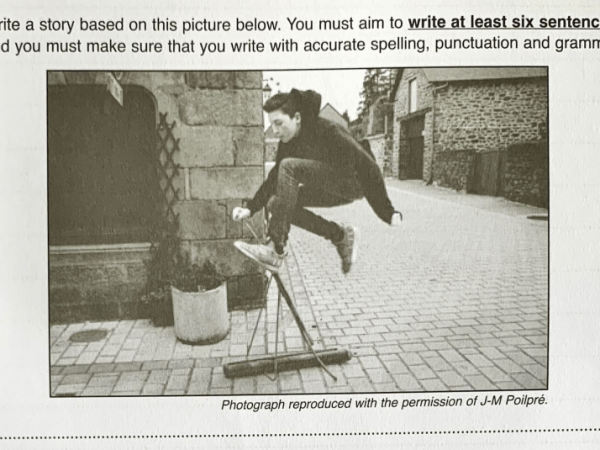 My daughter can’t figure out what’s in the picture.  I can’t&nbsp;either.“